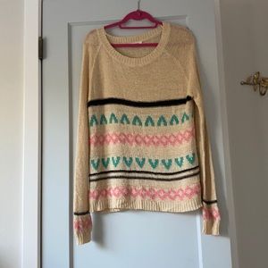Cream oversized sweater
